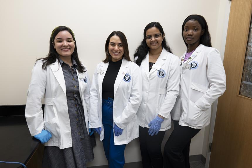 NDMU Students Conduct Research in Bunting Hall Lab