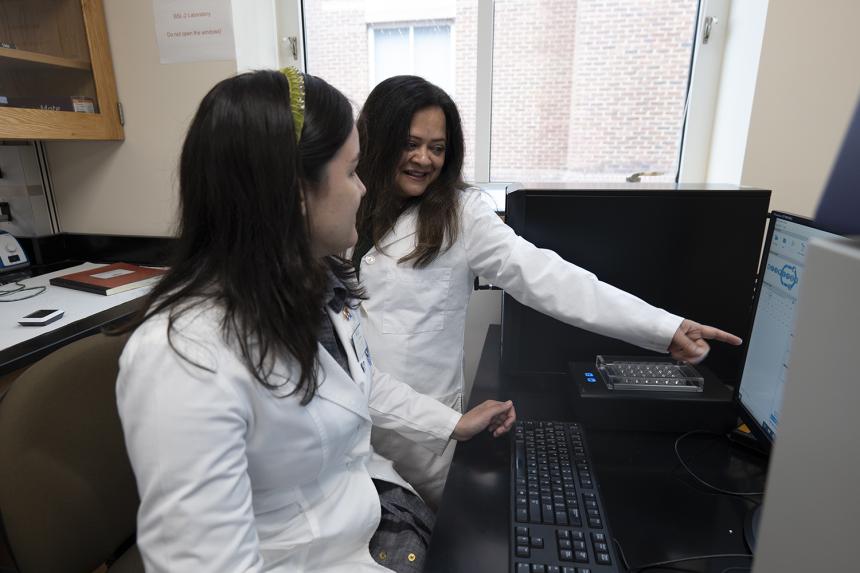 NDMU Students Conduct Research in Bunting Hall Lab