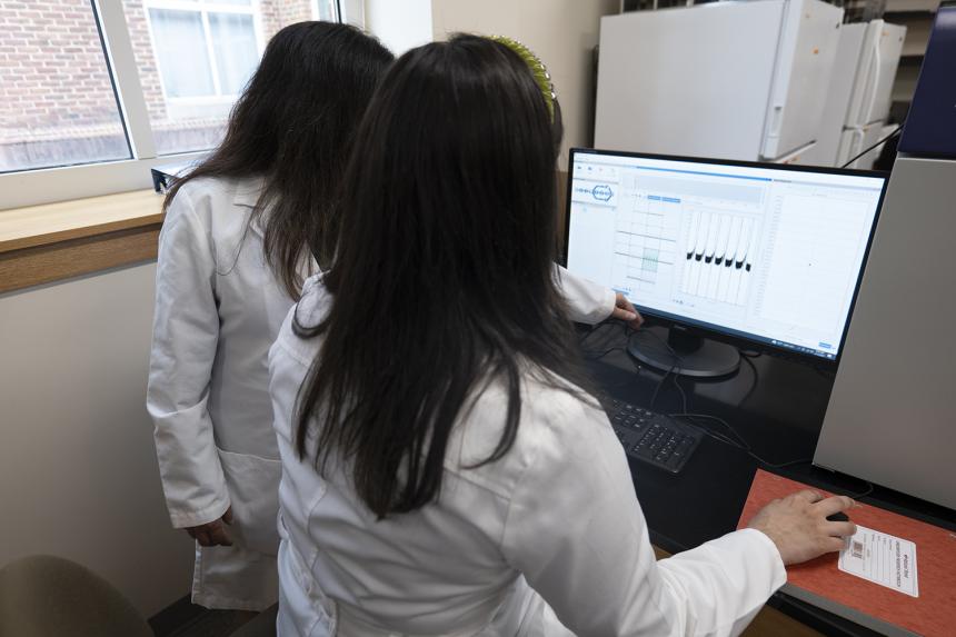NDMU Students Conduct Research in Bunting Hall Lab