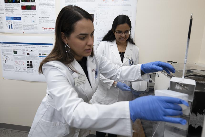 NDMU Students Conduct Research in Bunting Hall Lab