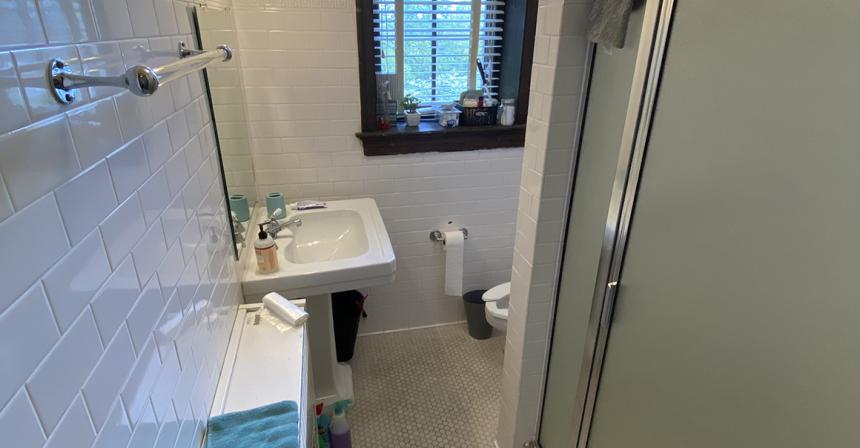 Double Dorm Room with Bathroom