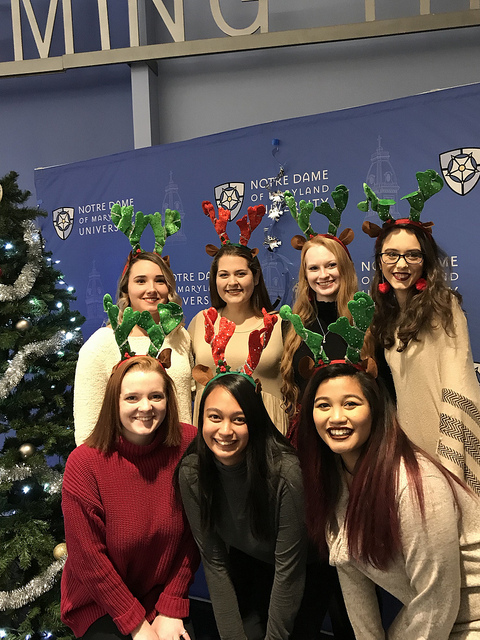 students at tree trim