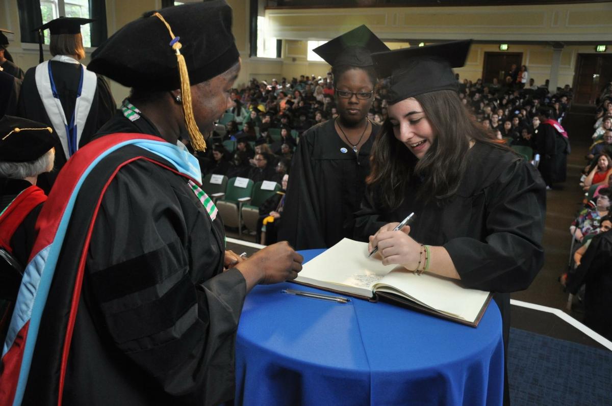 cap gown investiture